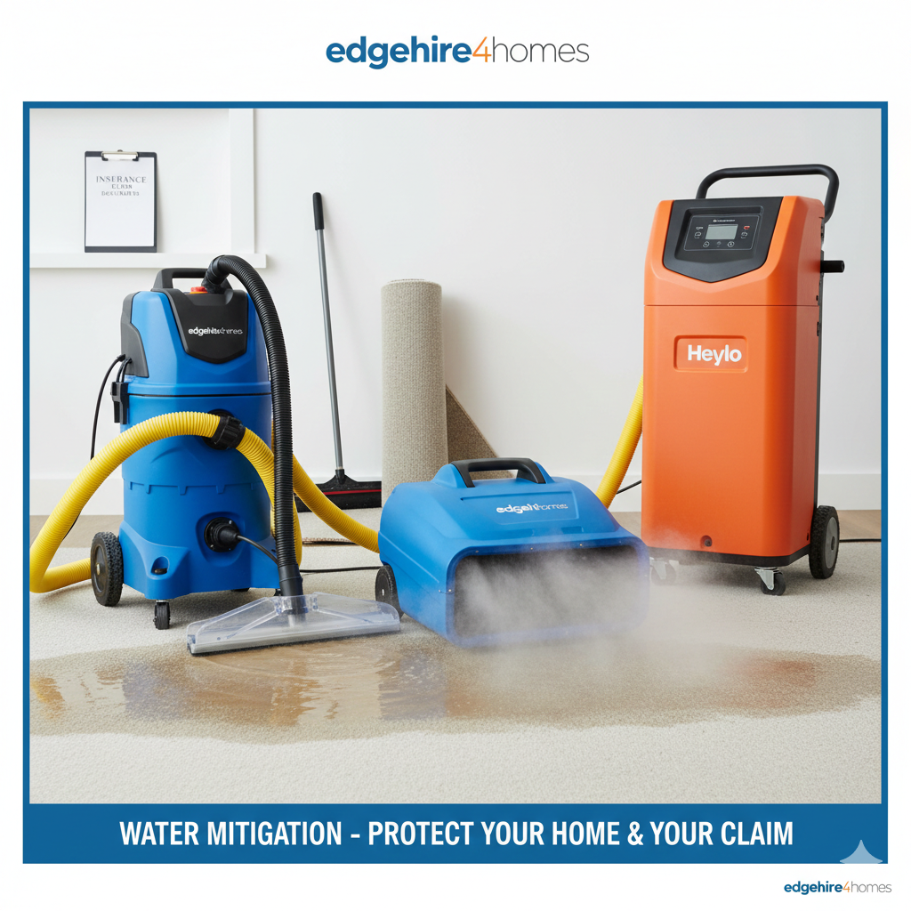 Water mitigation equipment