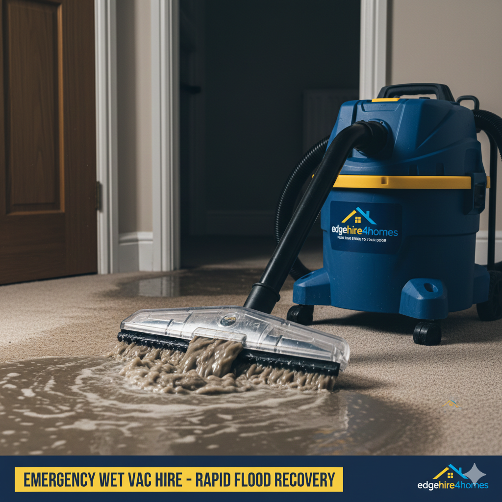 Wet Vac extracting water