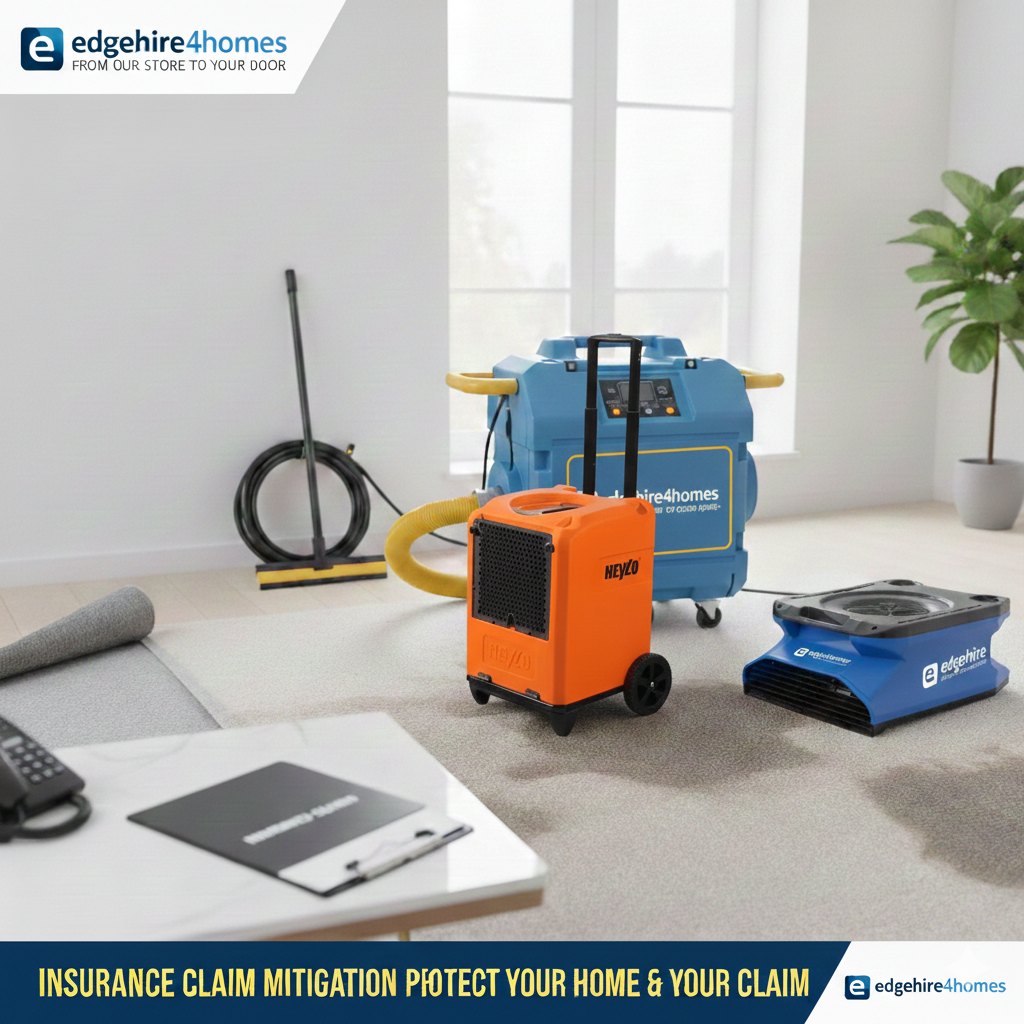 equipment to hire for a mitigation