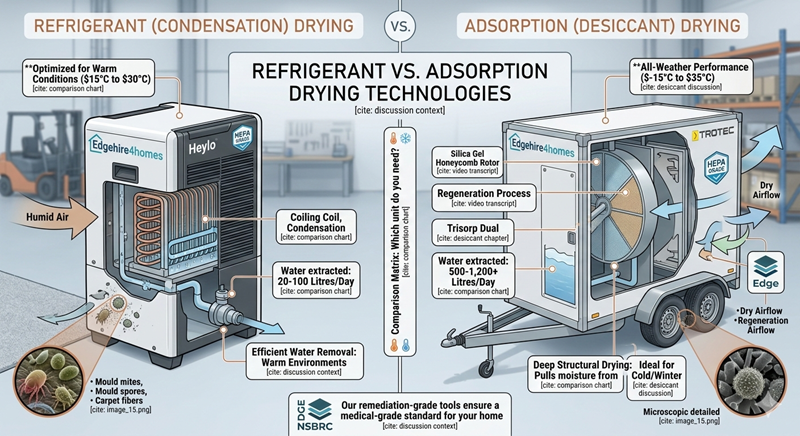 Refrigerant vs. Adsorption