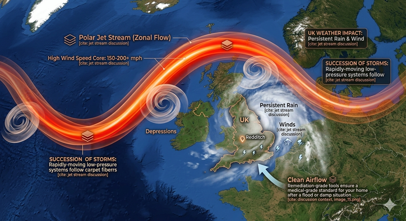 Jet stream and the UK